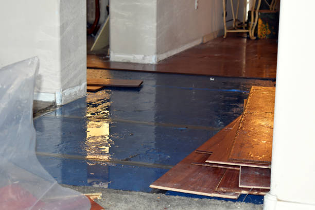 Professional Flood Damage Repair technician working in Bedford, TX